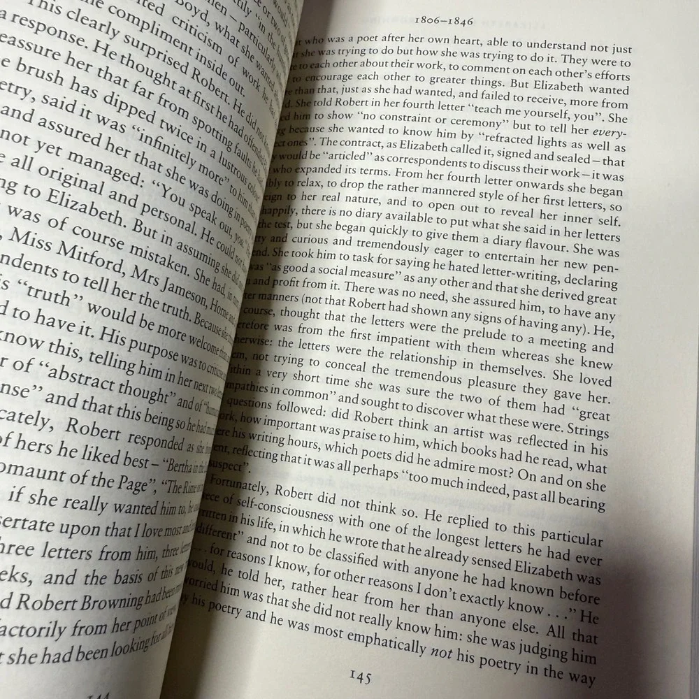 The Life and Loves of a Poet Elizabeth Barrett Browning by Margaret Forster 1988